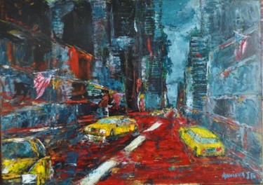 Peinture intitulée "NEW YORK FEV 2011 N2" par Rosedingue, Œuvre d'art originale