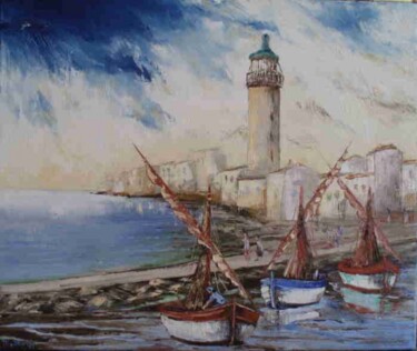 Peinture intitulée "GRAU DU ROI ANCIEN" par Manuel Martin, Œuvre d'art originale