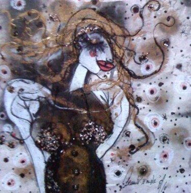 Dessin intitulée "Beauté simple." par Emilie Teillaud, Œuvre d'art originale