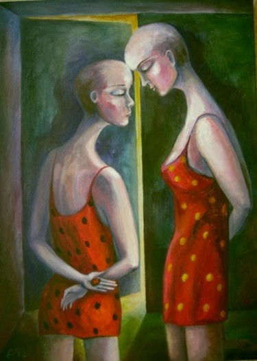 제목이 "LADYBIRDS"인 미술작품 Nesis Elisheva (Eli7)로, 원작, 기름