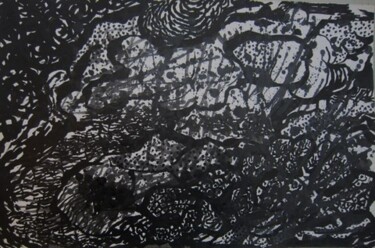 Dessin intitulée "LA GARRIGUE" par Michel Moskovtchenko, Œuvre d'art originale, Autre