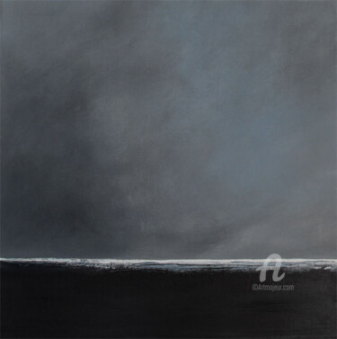 Peinture intitulée "Horizon II" par Dany Baumberger, Œuvre d'art originale, Huile