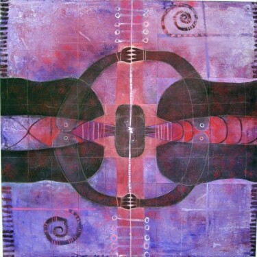 Pintura titulada "OTRO BESO" por Arturo Morin, Obra de arte original