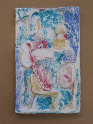 Sculpture titled "relief / stillive" by Alexey Kriventsov, Original Artwork
