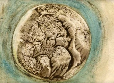 Peinture intitulée "Terra Incognita" par Marie-Noelle Bauchot, Œuvre d'art originale