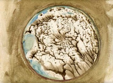 Peinture intitulée "Terra Incognita 2" par Marie-Noelle Bauchot, Œuvre d'art originale