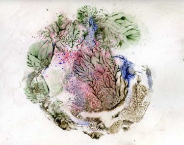 Peinture intitulée "Printemps" par Marie-Noelle Bauchot, Œuvre d'art originale