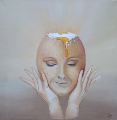 Peinture intitulée "The uncertain unive…" par Alix, Œuvre d'art originale, Huile