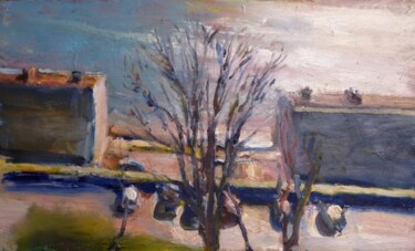 Sainte Adresse,Le havre b Peinture intitulée "Sainte Adresse,Le h…" par Manuel Leonardi, Œuvre d'art originale, Huile