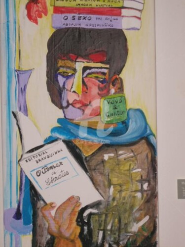 Pintura intitulada "mulher de hoje" por Damenós, Obras de arte originais