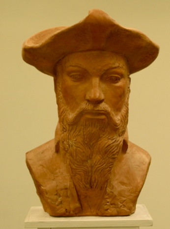 Sculpture titled "Nostradamus" by Alexey Kriventsov, Original Artwork