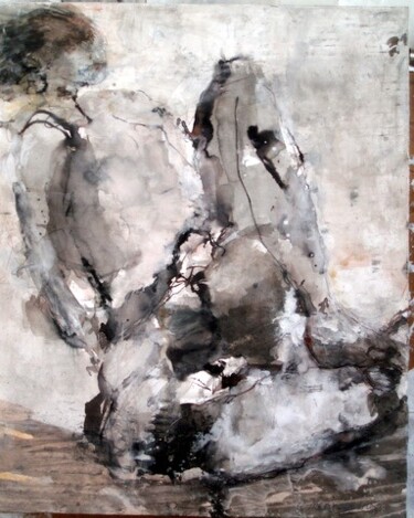 Peinture intitulée "LA JOUE" par Catherine Monmarson, Œuvre d'art originale