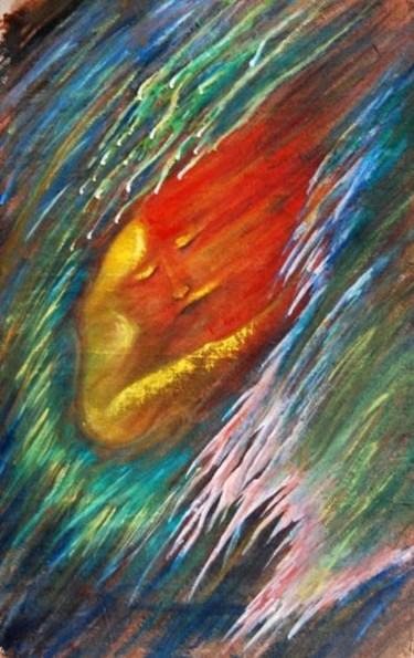 Painting titled "mother" by Puneet Sinha, Original Artwork, Oil