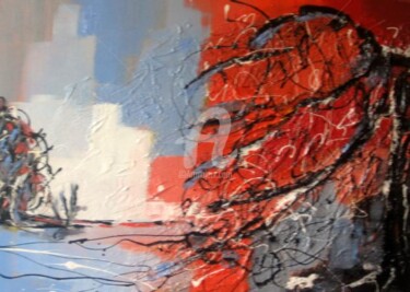Peinture intitulée "Aprés la tempête" par Jacky Dumergue, Œuvre d'art originale, Huile