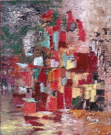 제목이 "tableau moderne rou…"인 미술작품 Mona Roussette로, 원작, 기름