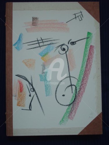 Peinture intitulée "Paralipomènes d'Ubu…" par Serge Chamchinov, Œuvre d'art originale, Tempera