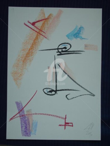 Peinture intitulée "de la série Paralip…" par Serge Chamchinov, Œuvre d'art originale, Tempera