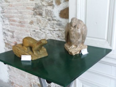 Peinture intitulée "Exposition à Oudon…" par Rosiane Priam, Œuvre d'art originale