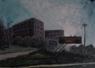 Картина под названием "Chisinau 2011." - Timofei Gorea, Подлинное произведение искусства