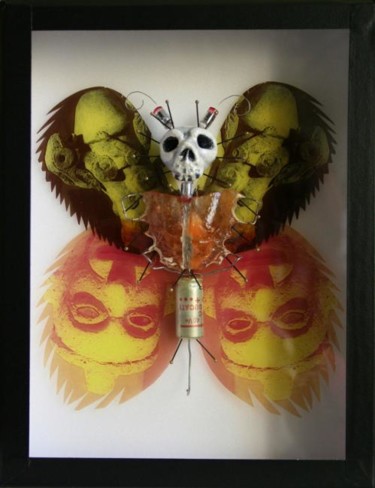 Painting titled "LEPUS LUNARIS" by Baron Samdi, Original Artwork