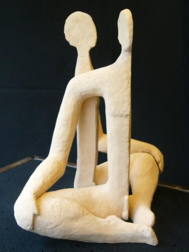 Sculpture intitulée "2 égal 1" par Pascal Borgo, Œuvre d'art originale