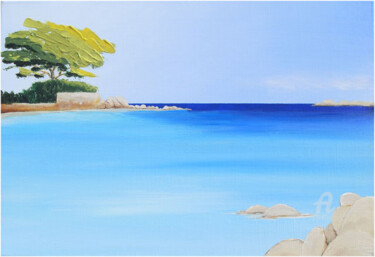 Peinture intitulée "Tamariccio Palombag…" par Dany Baumberger, Œuvre d'art originale, Acrylique Monté sur Châssis en bois