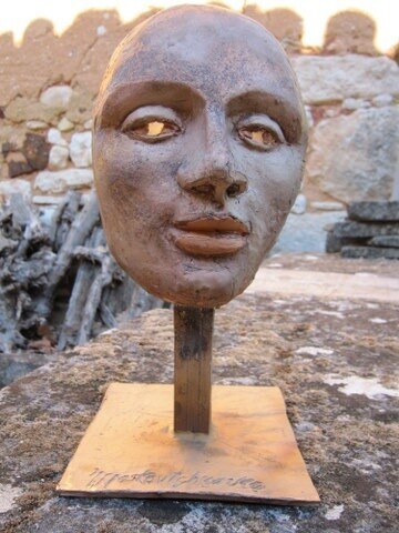 Rzeźba zatytułowany „MASQUE I” autorstwa Michel Moskovtchenko, Oryginalna praca, Plastik