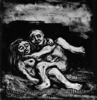 Artisanat intitulée "Crépuscule transito…" par Frhégo, Œuvre d'art originale