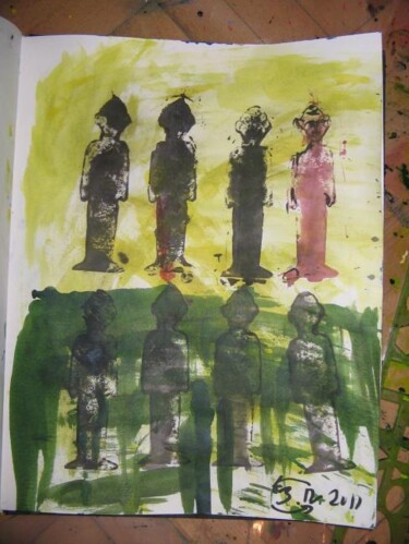 Collages titled "Artbook II(Z.K.)-on…" by Zoran Komatinović, Original Artwork