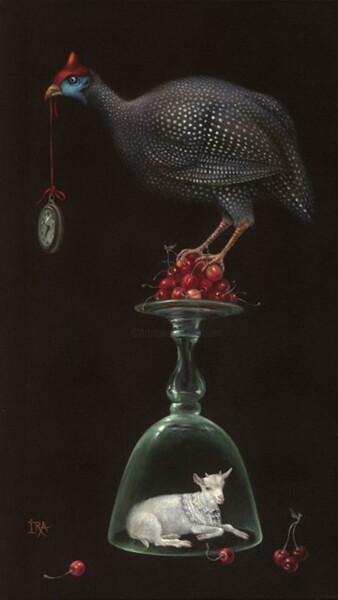 Pyramid with Cherries - Original painting