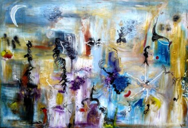 Peinture intitulée "Toute une vie... to…" par Muriel Cayet, Œuvre d'art originale