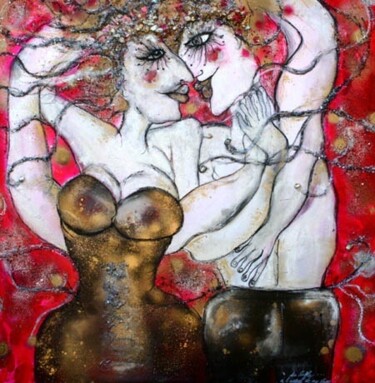 Peinture intitulée "Du souffle... A l'a…" par Emilie Teillaud, Œuvre d'art originale