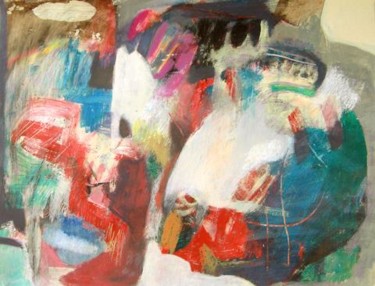 Malerei mit dem Titel "untitled (HG / Nut)" von Lothar Neumann, Original-Kunstwerk