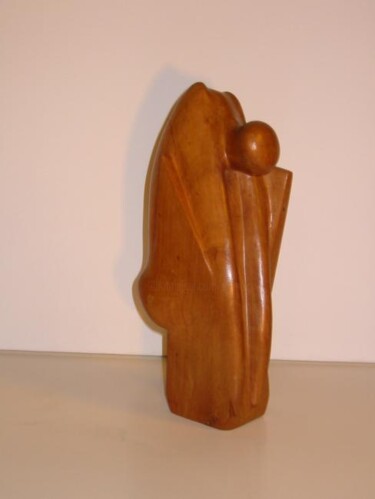 Sculpture intitulée "Effondré" par Max Bernard, Œuvre d'art originale, Bois