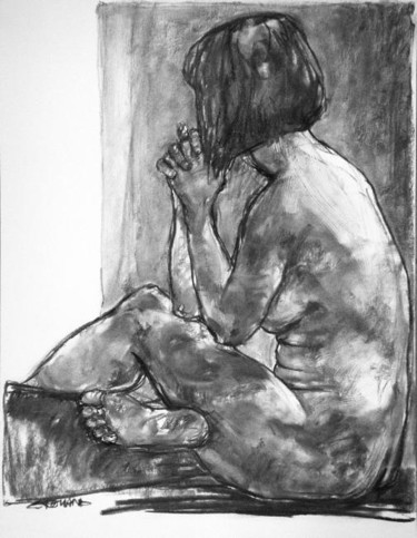 "fusain 50/65 2011 66" başlıklı Resim Christian Rolland tarafından, Orijinal sanat, Diğer