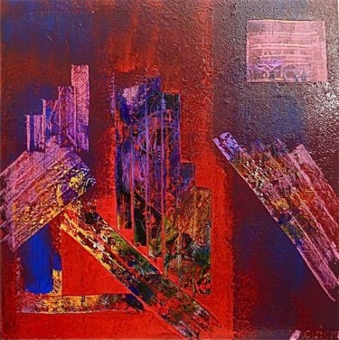 Peinture intitulée "NOUVELLE VAGUE N°2" par Yohan Chiche, Œuvre d'art originale, Huile