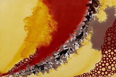 Pintura intitulada "TELA 229" por Gislaine Eras, Obras de arte originais, Acrílico