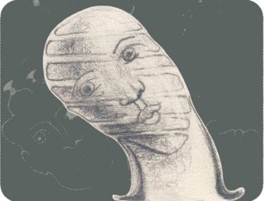 Dessin intitulée "Etude sur Mémoire 2" par Sak, Œuvre d'art originale
