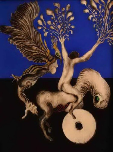 Painting titled "Jealousy" by Mike Healey, Original Artwork