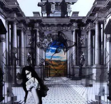 Painting titled "Persephone's Palace…" by Mike Healey, Original Artwork