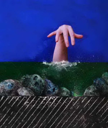 Painting titled "The Enigma No.1" by Mike Healey, Original Artwork