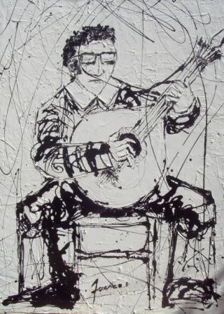 FADUCHO Pintura intitulada "FADUCHO" por Mário Fresco, Obras de arte originais, Óleo