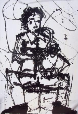 SAXO Pintura intitulada "SAXO" por Mário Fresco, Obras de arte originais, Óleo