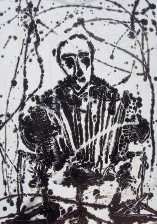 CONCERTINA Pintura intitulada "CONCERTINA" por Mário Fresco, Obras de arte originais, Óleo