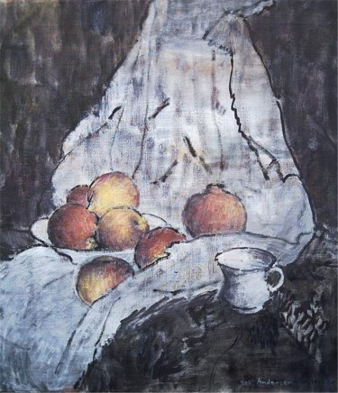 Painting titled "stilllife1" by Robert Andersen, Original Artwork