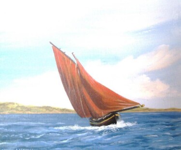 제목이 "galway boat sailing"인 미술작품 Cathal O Malley로, 원작