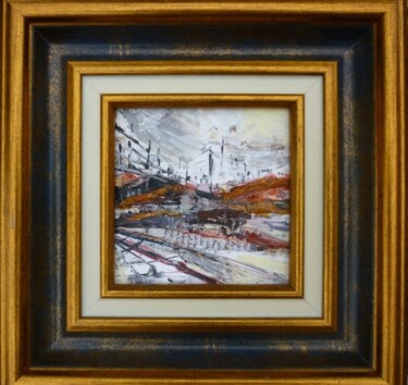 「Stairway to heaven 2」というタイトルの絵画 Christelle Veron Cherbonnierによって, オリジナルのアートワーク, オイル