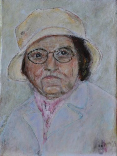 Peinture intitulée "Grand-mère Henriette" par Rosedingue, Œuvre d'art originale