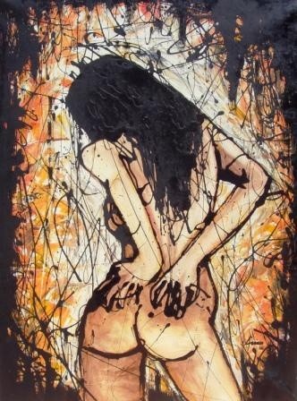 DEOLINDA Pintura intitulada "DEOLINDA" por Mário Fresco, Obras de arte originais, Óleo