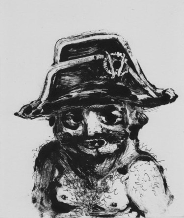 Artisanat intitulée "Le bicorniaud." par Frhégo, Œuvre d'art originale